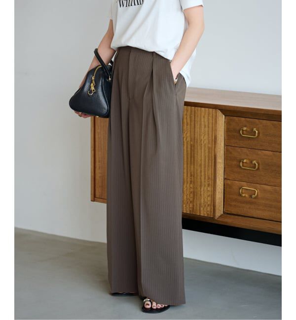 FRAMeWORK「≪WEB限定 / 追加予約≫UVカットワイドパンツ」|スラックス|