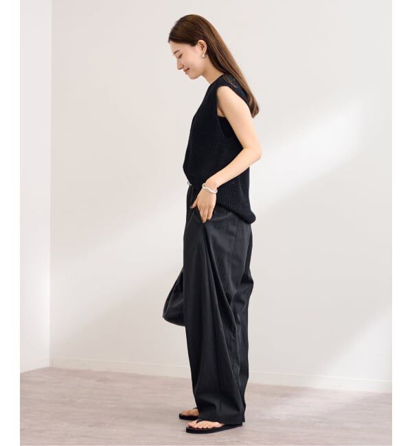 FRAMeWORK「≪追加予約≫ギャザーパンツ」|スラックス|