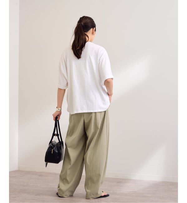 FRAMeWORK「≪追加予約≫ギャザーパンツ」|スラックス|