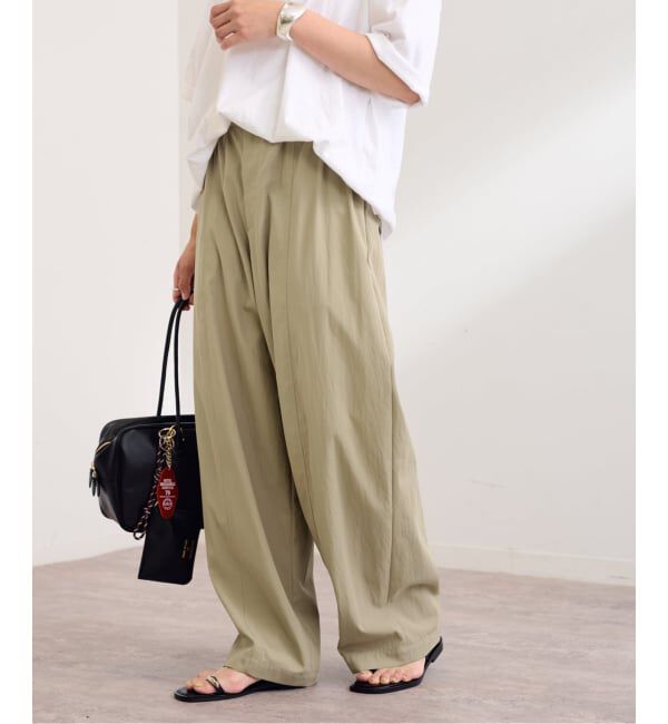 FRAMeWORK「≪追加予約≫ギャザーパンツ」|スラックス|