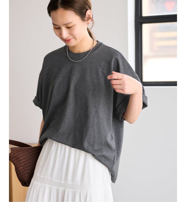 FRAMeWORK「≪予約≫コンパクトインレーニュアンスTシャツ」|Tシャツ・カットソー|