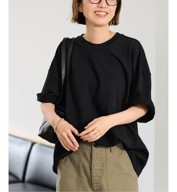 FRAMeWORK「≪予約≫コンパクトインレーニュアンスTシャツ」|Tシャツ・カットソー|