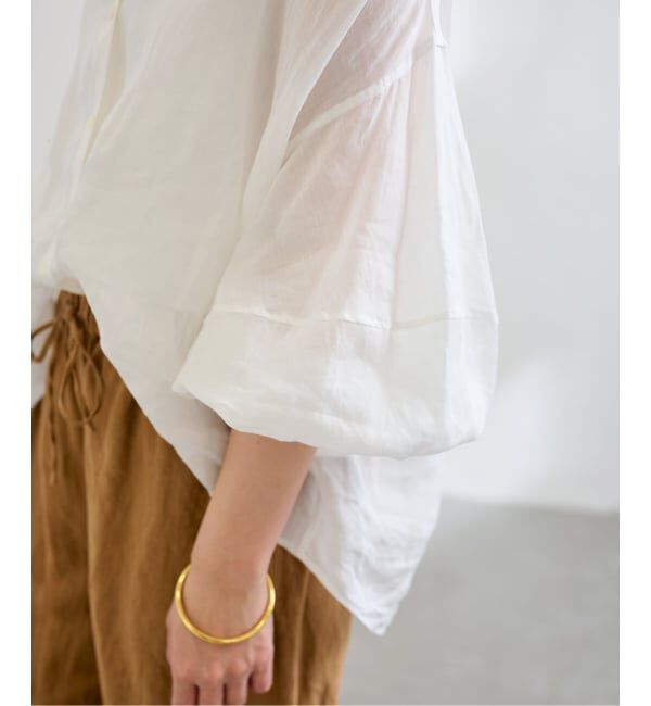 FRAMeWORK「≪WEB限定 / 追加予約≫ラミーランタンスリーブバンドカラー」|シャツ・ブラウス|