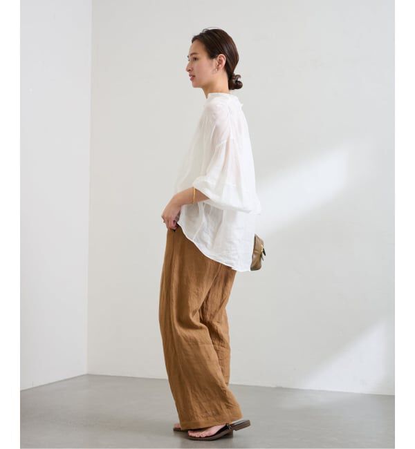 FRAMeWORK「≪WEB限定 / 追加予約≫ラミーランタンスリーブバンドカラー」|シャツ・ブラウス|