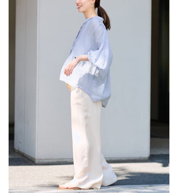 FRAMeWORK「≪WEB限定 / 追加予約≫ラミーランタンスリーブバンドカラー」|シャツ・ブラウス|