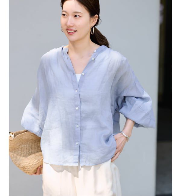 FRAMeWORK「≪WEB限定 / 追加予約≫ラミーランタンスリーブバンドカラー」|シャツ・ブラウス|