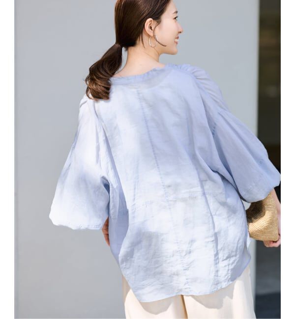 FRAMeWORK「≪WEB限定 / 追加予約≫ラミーランタンスリーブバンドカラー」|シャツ・ブラウス|