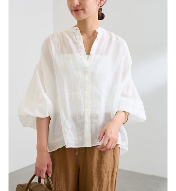 FRAMeWORK「≪WEB限定 / 追加予約≫ラミーランタンスリーブバンドカラー」|シャツ・ブラウス|