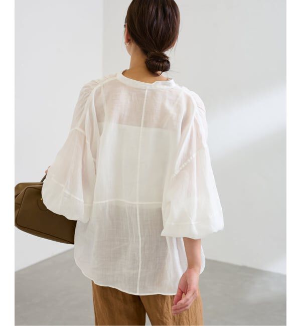 FRAMeWORK「≪WEB限定 / 追加予約≫ラミーランタンスリーブバンドカラー」|シャツ・ブラウス|