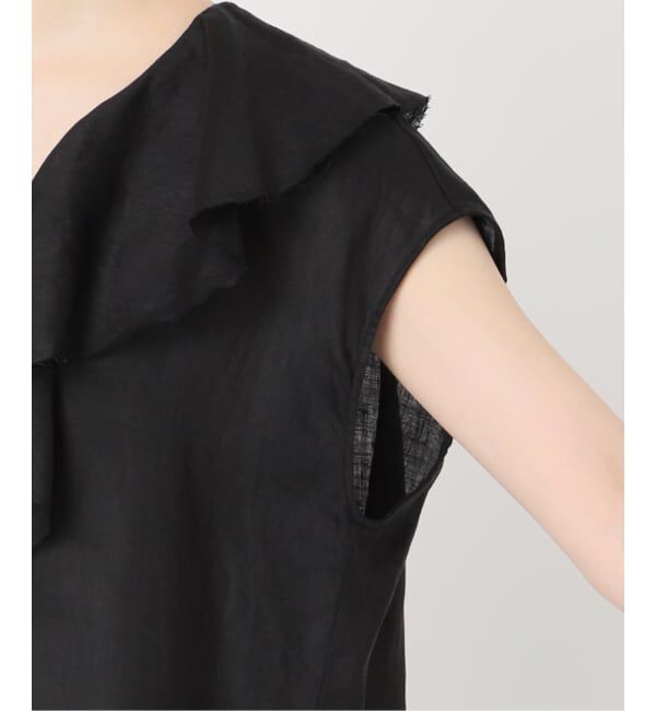 FRAMeWORK「≪WEB限定 / 追加予約≫フレンチリネンフリルプルオーバー」|シャツ・ブラウス|