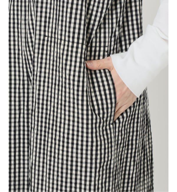 FRAMeWORK「≪予約≫GIMGAM CHECK サロペット」|オールインワン|