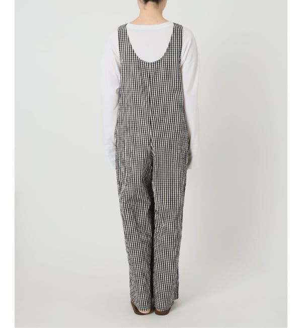 FRAMeWORK「≪予約≫GIMGAM CHECK サロペット」|オールインワン|