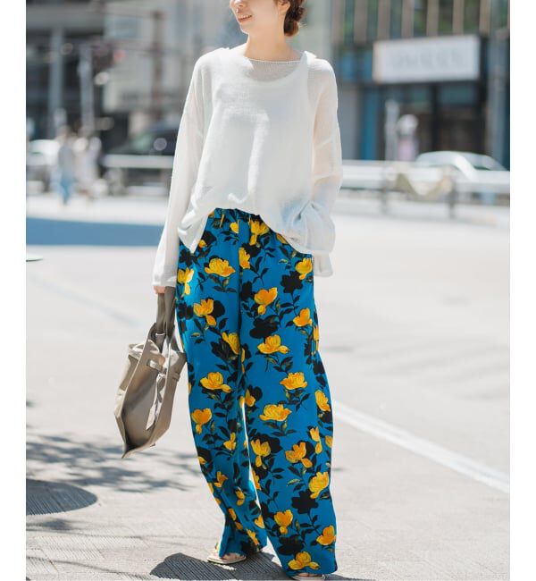 Spick and Span「《新色有り / 追加予約》リネンミックス2WAYプルオーバー」|ニット・セーター|