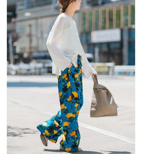 Spick and Span「《新色有り / 追加予約》リネンミックス2WAYプルオーバー」|ニット・セーター|