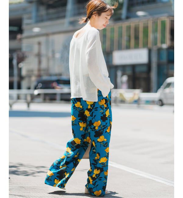 Spick and Span「《新色有り / 追加予約》リネンミックス2WAYプルオーバー」|ニット・セーター|