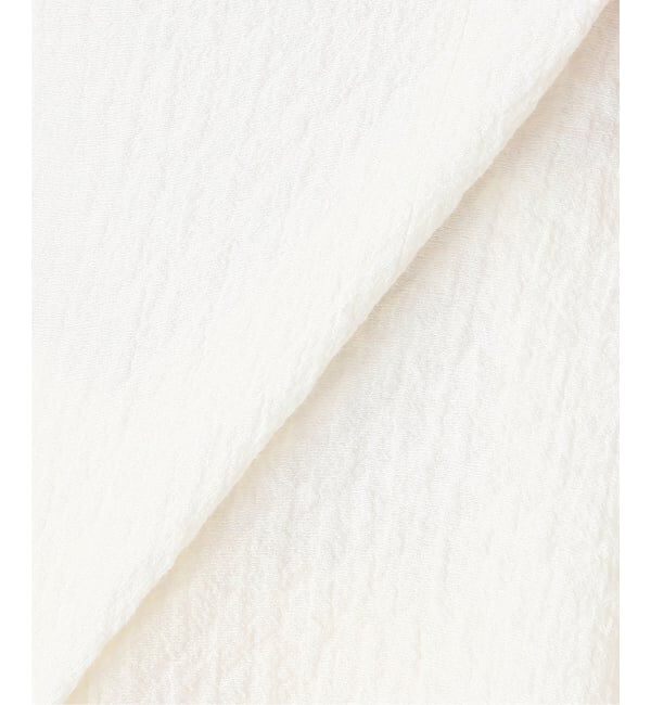 NOBLE「《予約》ミックスシアーノイズペプラムブラウス」|シャツ・ブラウス|