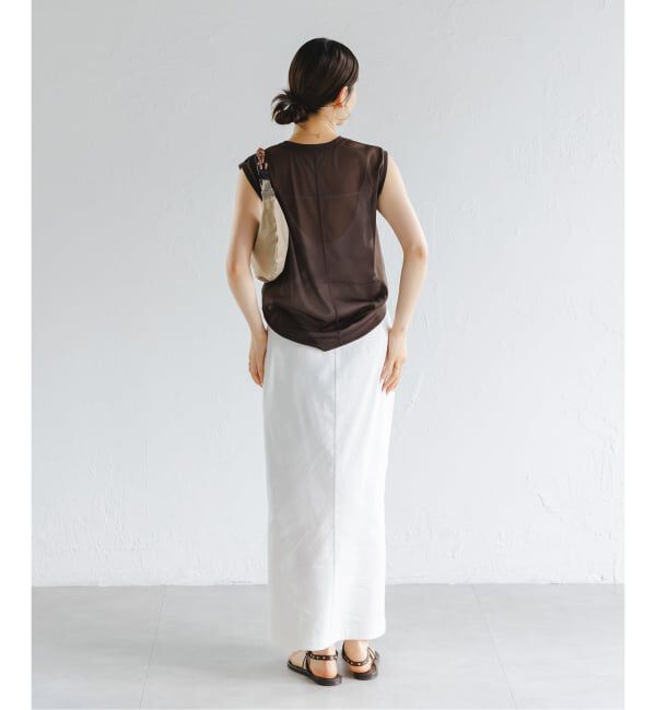 NOBLE「《追加予約・新色》コンフォートストレッチジップタイトスカート」|スカート|