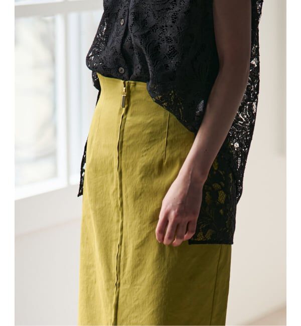 NOBLE「《追加予約・新色》コンフォートストレッチジップタイトスカート」|スカート|