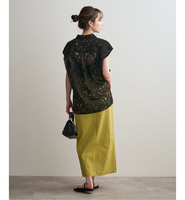 NOBLE「《追加予約・新色》コンフォートストレッチジップタイトスカート」|スカート|