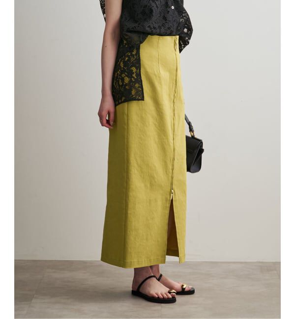 NOBLE「《追加予約・新色》コンフォートストレッチジップタイトスカート」|スカート|