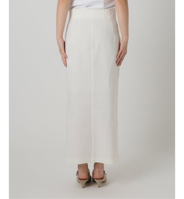 NOBLE「《追加予約・新色》コンフォートストレッチジップタイトスカート」|スカート|