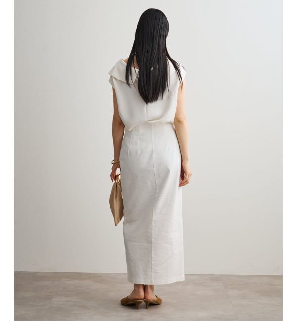 NOBLE「《追加予約・新色》コンフォートストレッチジップタイトスカート」|スカート|