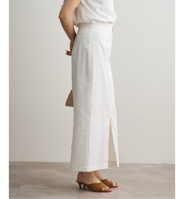 NOBLE「《追加予約・新色》コンフォートストレッチジップタイトスカート」|スカート|