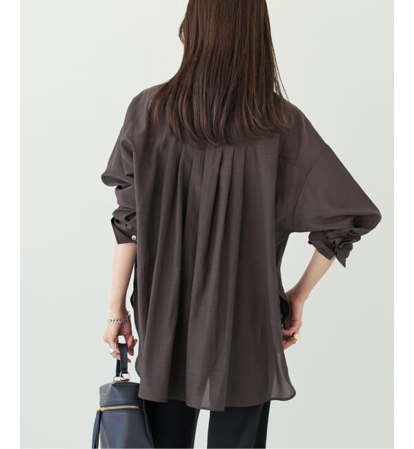 NOBLE「《追加予約・新色》シルキーコットンフォルムシャツ」|シャツ・ブラウス|