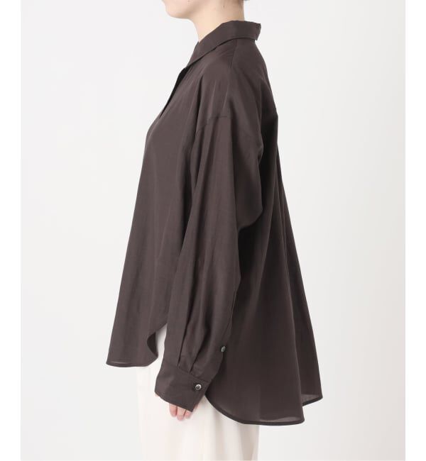 NOBLE「《追加予約・新色》シルキーコットンフォルムシャツ」|シャツ・ブラウス|