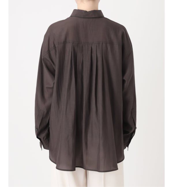 NOBLE「《追加予約・新色》シルキーコットンフォルムシャツ」|シャツ・ブラウス|