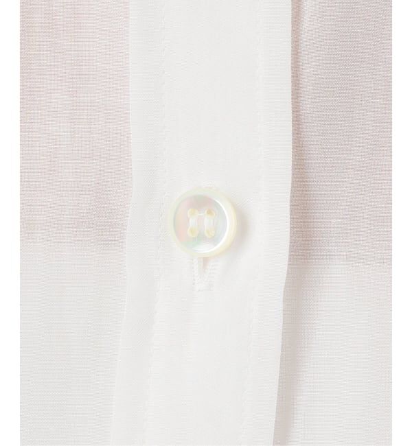 NOBLE「《追加予約・新色》シルキーコットンフォルムシャツ」|シャツ・ブラウス|