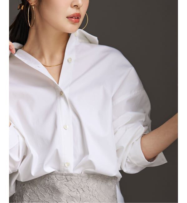 NOBLE「《予約》フィルロワコットンオーバーシャツ」|シャツ・ブラウス|