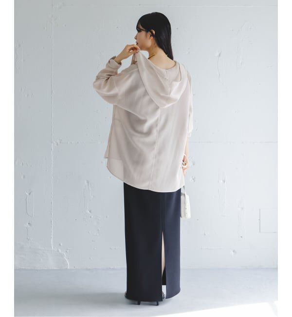 NOBLE「《予約》ブリーズメッシュフードシャツ」|シャツ・ブラウス|