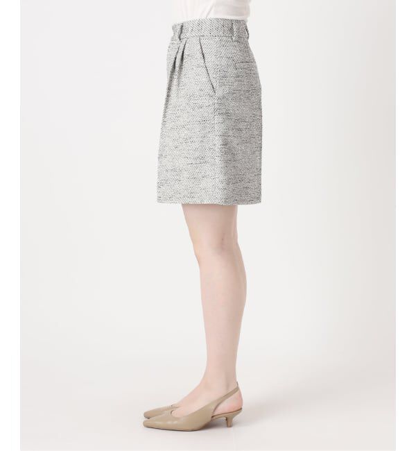 NOBLE「《予約》ミックスツイードフレアショートパンツ」|その他|