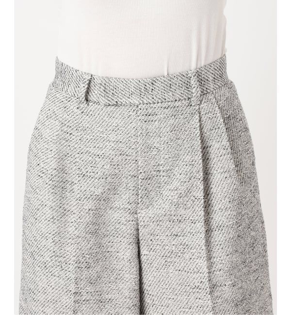 NOBLE「《予約》ミックスツイードフレアショートパンツ」|その他|