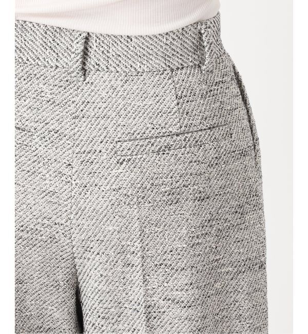 NOBLE「《予約》ミックスツイードフレアショートパンツ」|その他|
