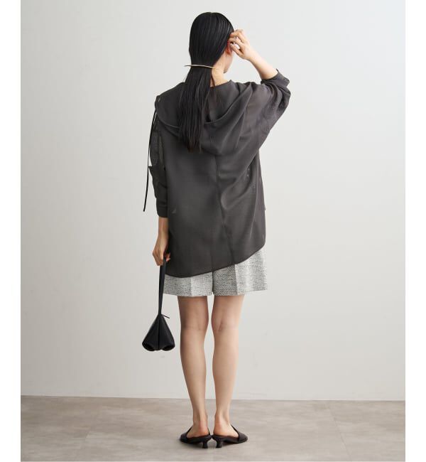 NOBLE「《予約》ミックスツイードフレアショートパンツ」|その他|