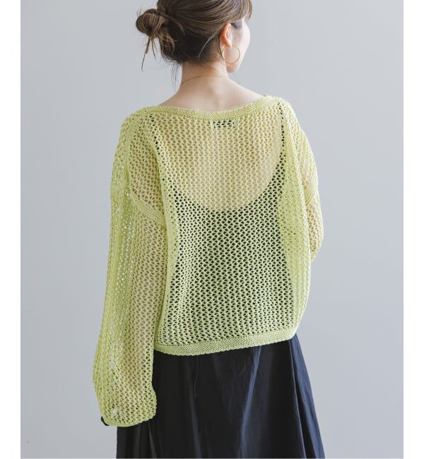 NOBLE「《予約》メッシュショートプルオーバー」|ニット・セーター|