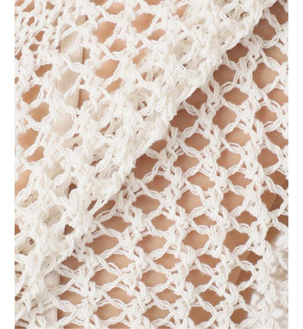 NOBLE「《予約》メッシュショートプルオーバー」|ニット・セーター|