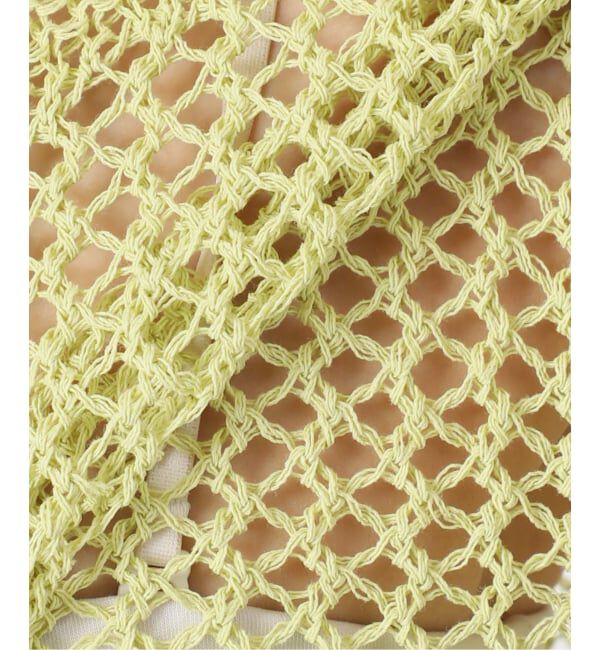 NOBLE「《予約》メッシュショートプルオーバー」|ニット・セーター|