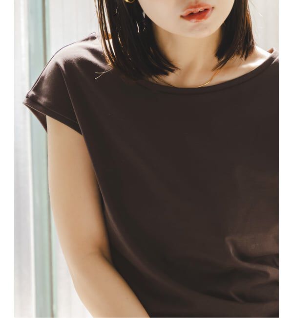 NOBLE「《予約・接触冷感》ウエストギャザーコンパクトT」|Tシャツ・カットソー|