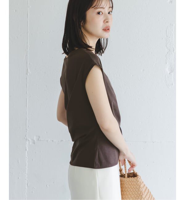 NOBLE「《予約・接触冷感》ウエストギャザーコンパクトT」|Tシャツ・カットソー|