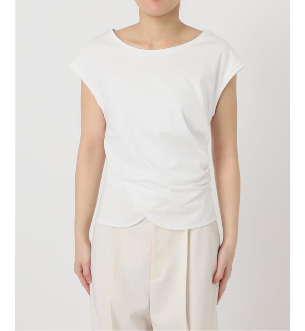 NOBLE「《予約・接触冷感》ウエストギャザーコンパクトT」|Tシャツ・カットソー|