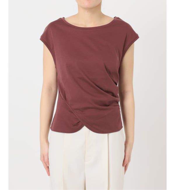 NOBLE「《予約・接触冷感》ウエストギャザーコンパクトT」|Tシャツ・カットソー|