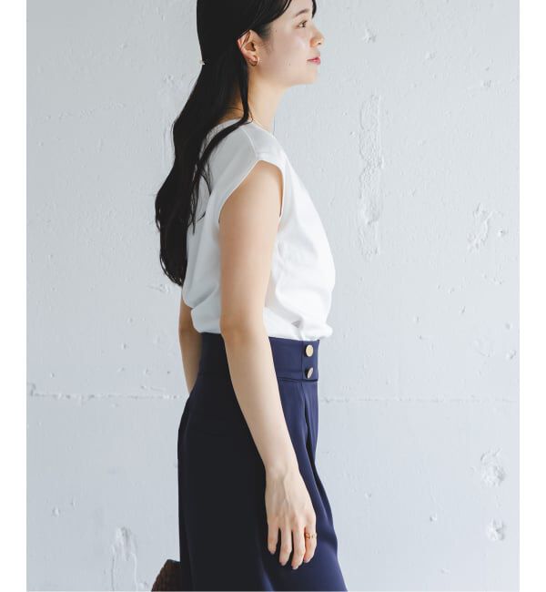 NOBLE「《予約・接触冷感》ウエストギャザーコンパクトT」|Tシャツ・カットソー|