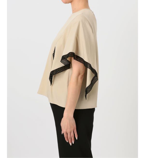 NOBLE「《予約》オーヴレースラッフルフリルブラウス」|シャツ・ブラウス|