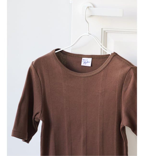 U by SPICK&SPAN「《予約・別注》Miller*UBY Spick & Span TEE」|Tシャツ・カットソー|ブラウン