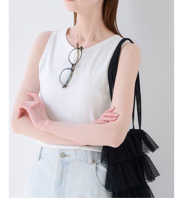 U by SPICK&SPAN「《予約・別注》Miier*UBY Spick & Span カップツキタンク」|タンクトップ|ホワイト