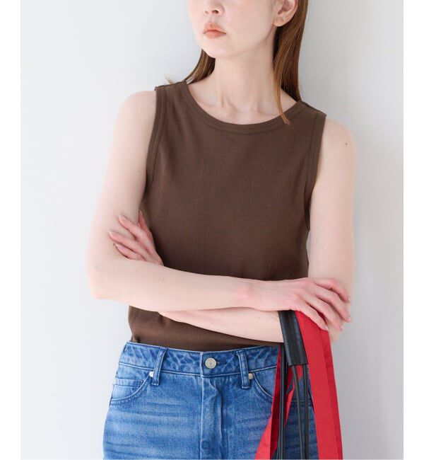 U by SPICK&SPAN「《予約・別注》Miier*UBY Spick & Span カップツキタンク」|タンクトップ|