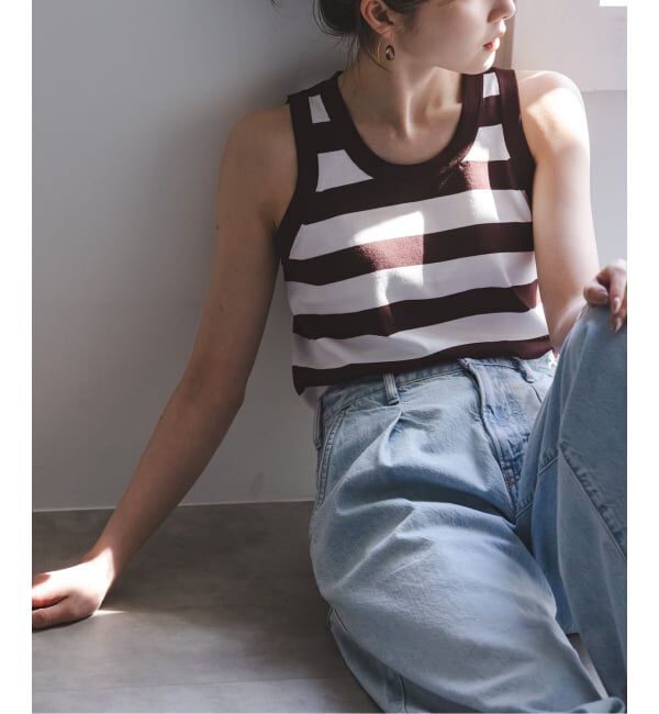 NOBLE「《予約》18G CO/PL タンク」|タンクトップ|